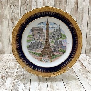 Vintage Limoges France PARIS Souvenir Plate